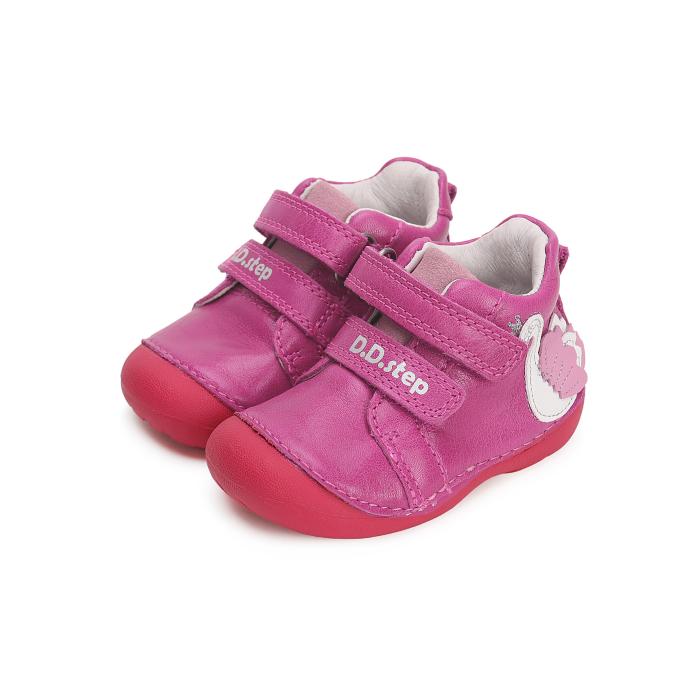 D.D.step dětská obuv S015 dark pink 42532B, velikost 24