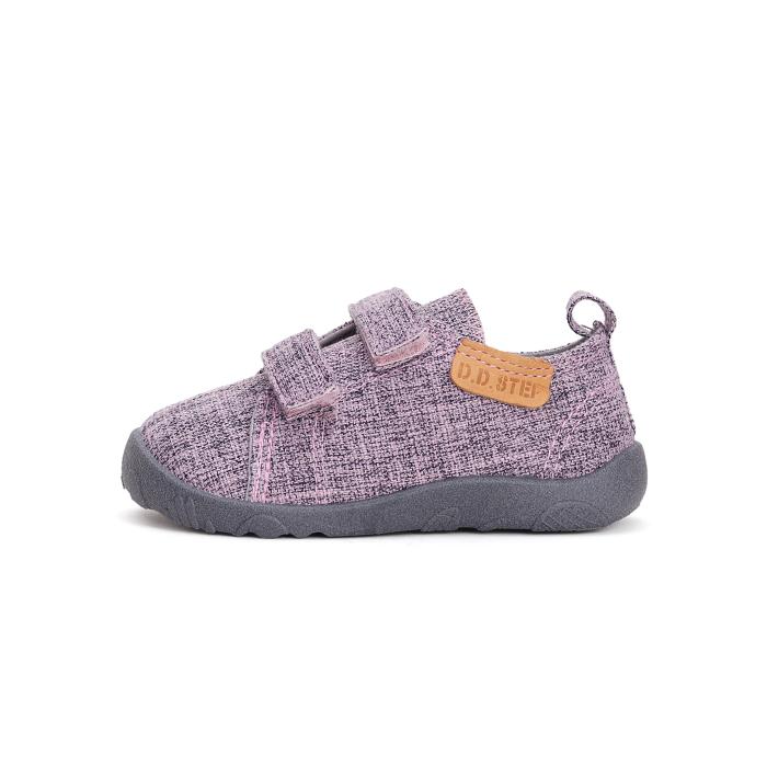 D.D.step plátěnky barefoor C086 mauve 42111, velikost 27