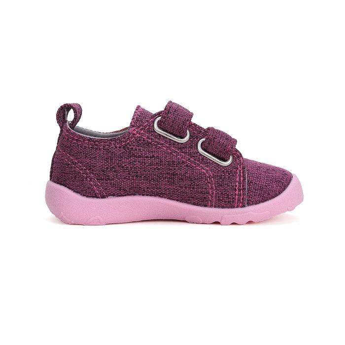 D.D.step plátěnky barefoor C086 violet 42111A, velikost 21