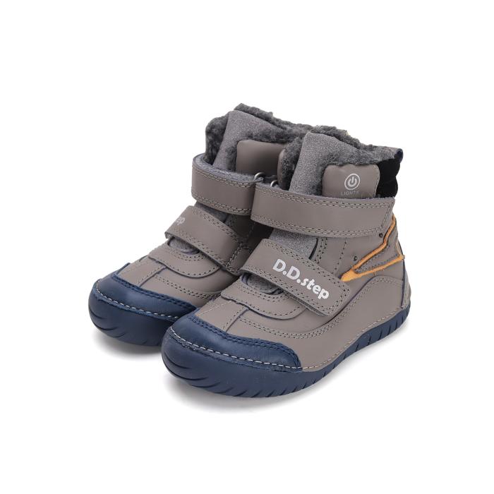 D.D.step zimní blikající obuv W050 grey 42707, velikost 25