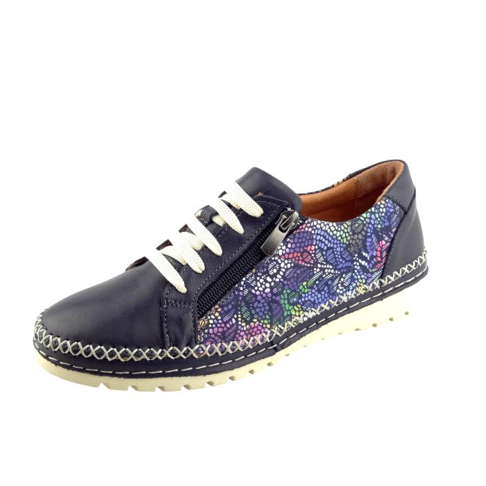 Aurelia polobotka 020604 NavyFloral, velikost 41