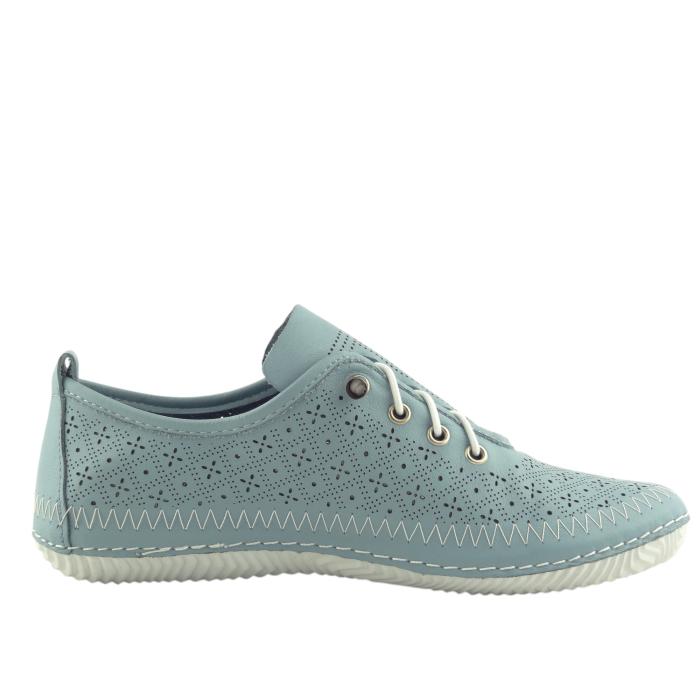 Aurelia perforované tenisky 032567 Light Blue, velikost 39