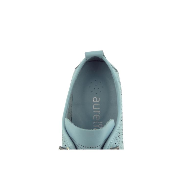 Aurelia perforované tenisky 032567 Light Blue, velikost 41