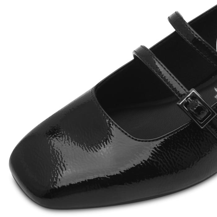 Tamaris lodička bez paty 29510 Black Patent lak, velikost 41